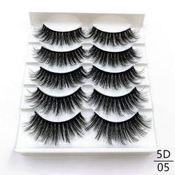 Dramatic false eyelashes