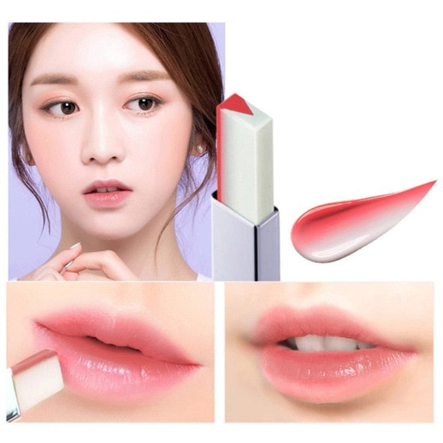 Double Color V-Shaped Lipstick