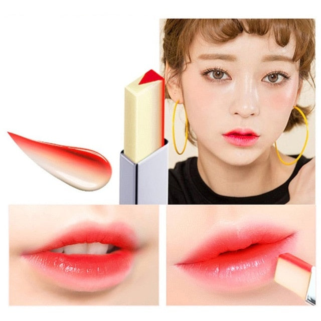 Double Color V-Shaped Lipstick