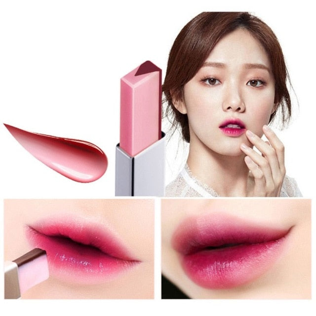 Double Color V-Shaped Lipstick