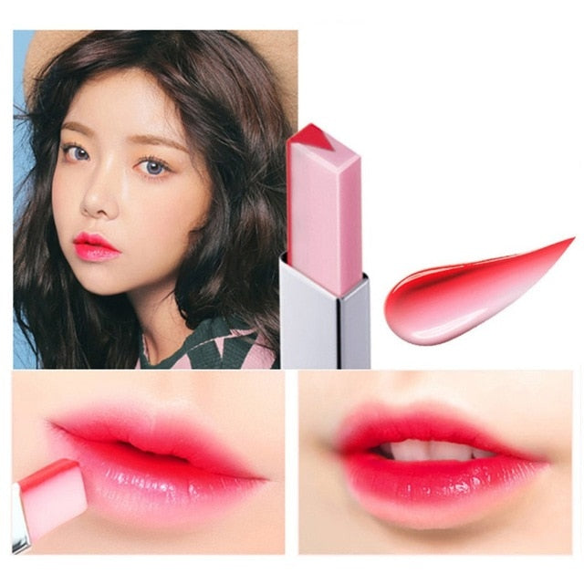 Double Color V-Shaped Lipstick