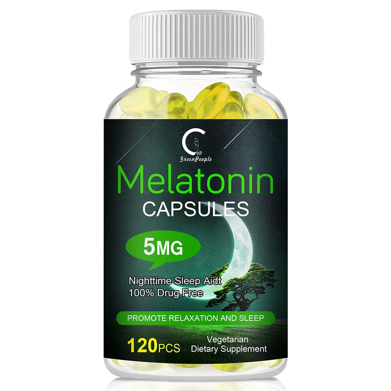 Greenpeople 5Mg Melatonin Capsules Vitamin B6