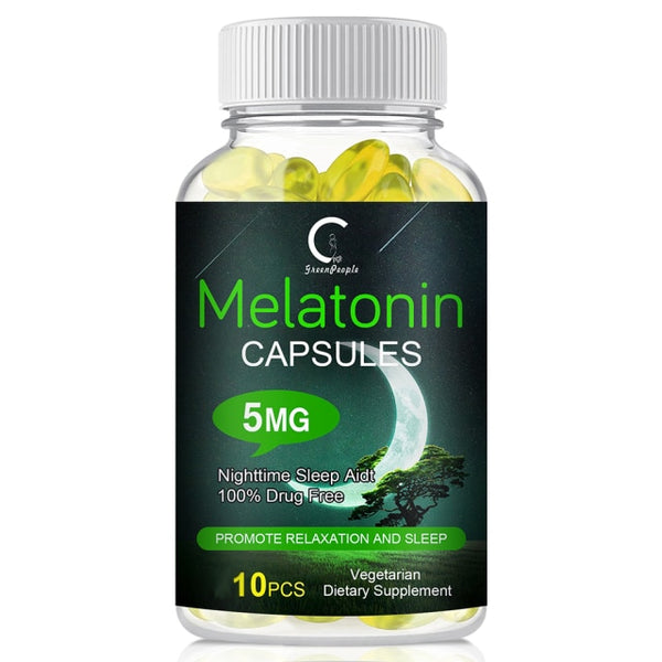 Greenpeople 5Mg Melatonin Capsules Vitamin B6