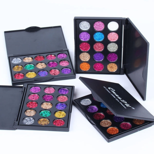 Waterproof Glitter Eye Shadow Palette